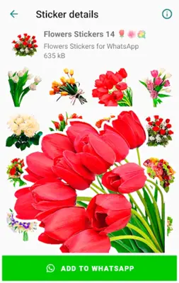 Flowers Stickers for WhatsApp android App screenshot 4